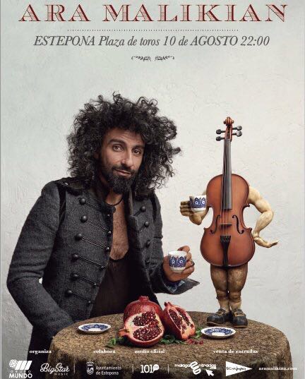 Foto cartel Ara Malikian