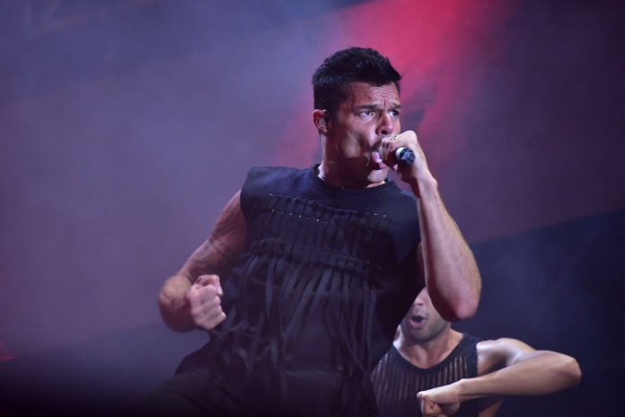 Foto Ricky Martin en show