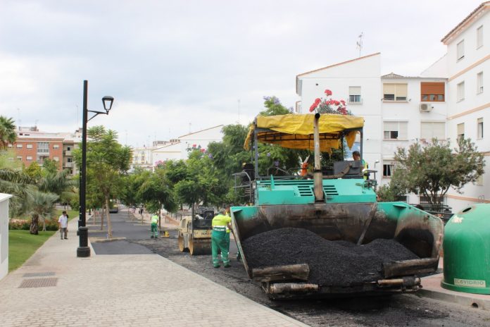 Foto asfaltado Estepona