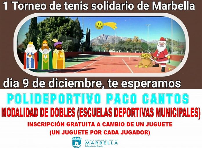 Foto cartel tenis solidario