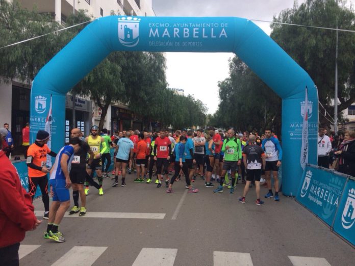 Foto salida carrera centro plaza