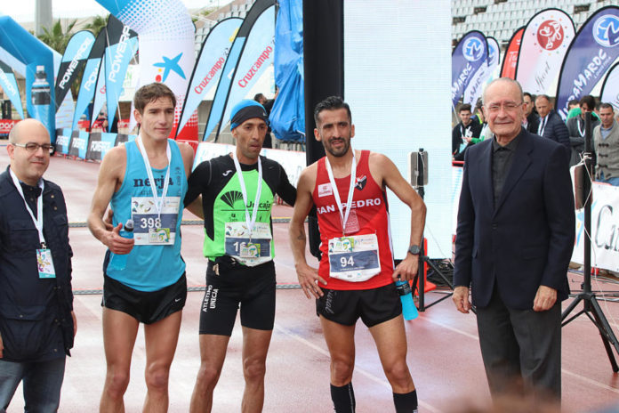 Foto de los tres primeros masculinos
