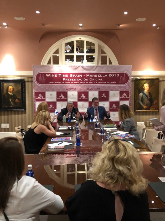 Los organizadores de Wine Time Marbella, Nobel Llera y Jos� Casales, dur...