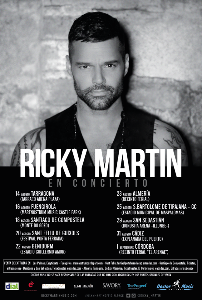 Foto cartel Ricky Martin