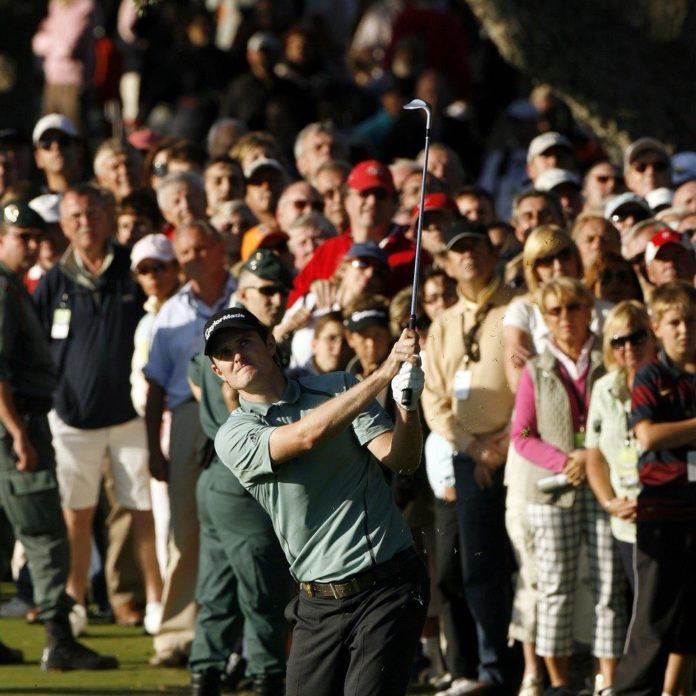 2007 Volvo Masters Justin Rose hoyo 18©Paul Lakatos