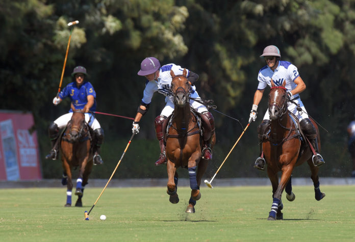 Un instante del Ayala Polo Team contra Royal Salute