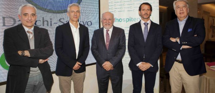 Dr. Antonio Ramírez, Dr. Francisco Ruíz Mateas, Dr. Pedro Brugada, Dr. Alejandro Pérez Cabezas y Dr. Miguel Ángel Corrales