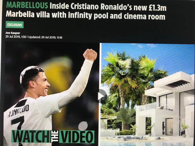 La noticia en THE SUN