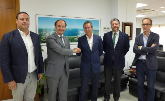 APBA-Sacyr. Firma acta de replanteo dragado