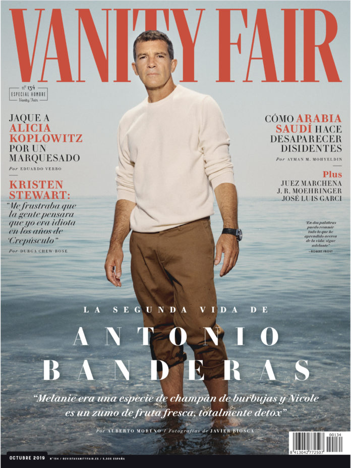 Portada Vanity Fair octubre_ Antonio Banderas