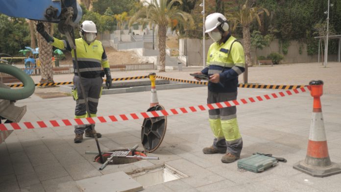Operarios de saneamiento
