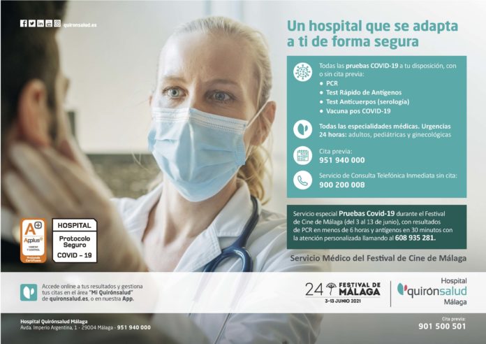 Imagen Quirónsalud y Festival Cine Málaga