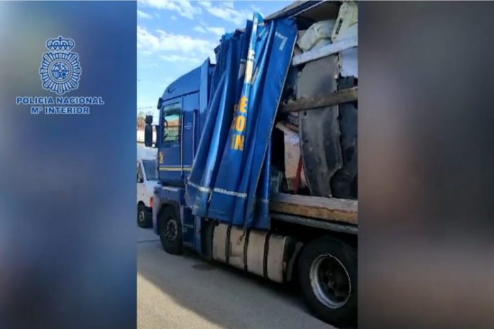 Foto de la Policía Nacional