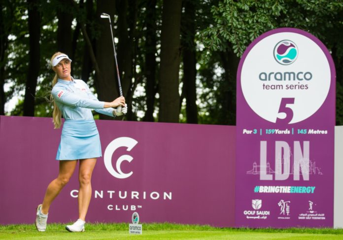 La favorita inglesa, Charley Hull, continuará su presencia en el ATS de Londres con Sotogrande