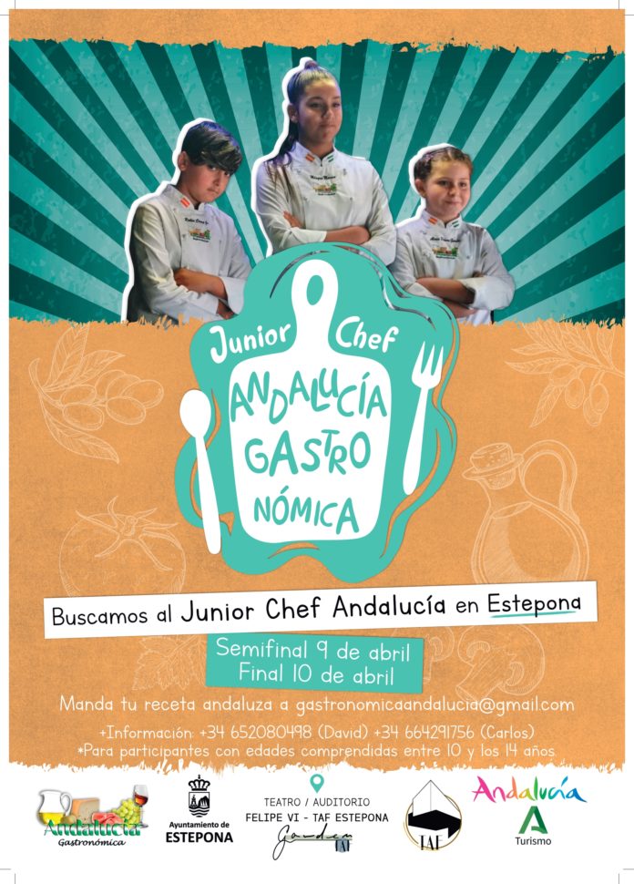 Cartel Junior Chef Andalucía
