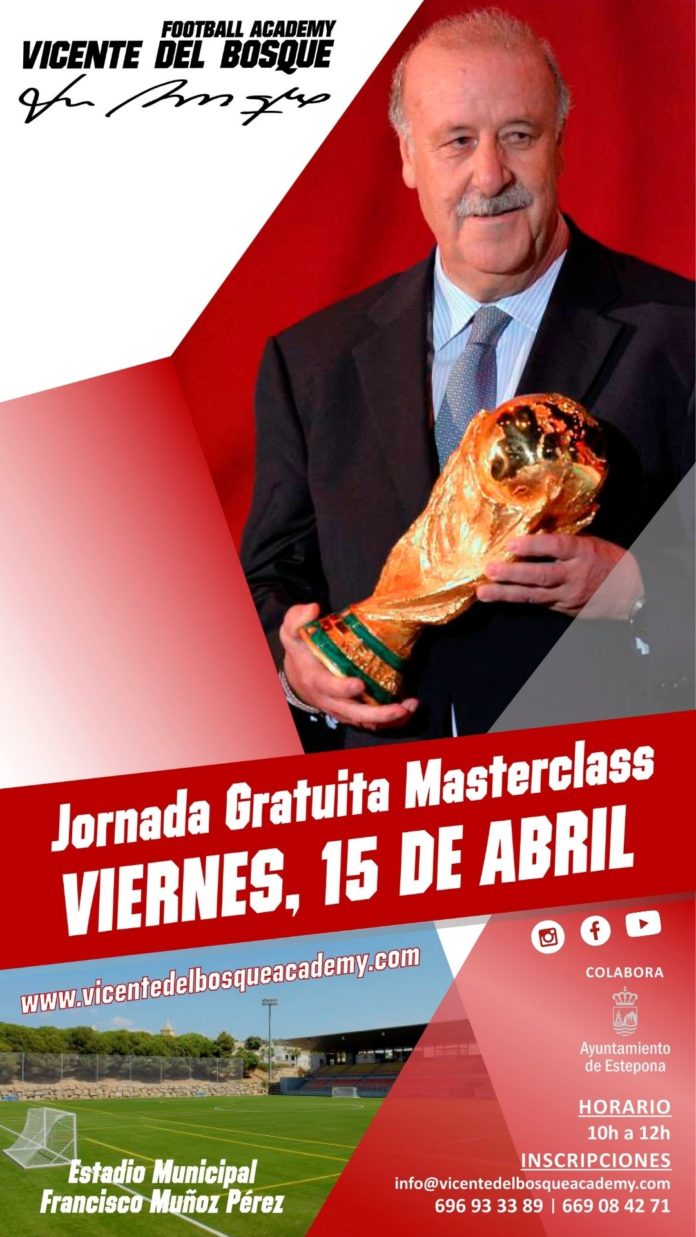 Cartel Masterclass Campus Vicente del Bosque
