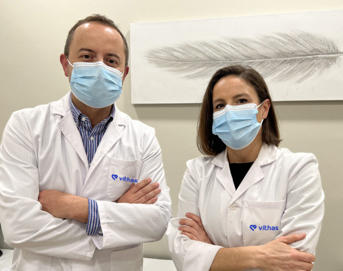 Dra. Clara Isabel Pérez Padilla y Dr. Gonzalo Campos, alergólogos de Vithas Xanit