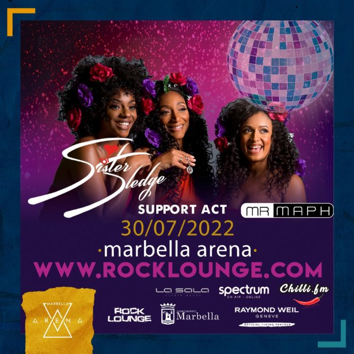 Concierto Sister Sledge 30 julio Marbella Arena