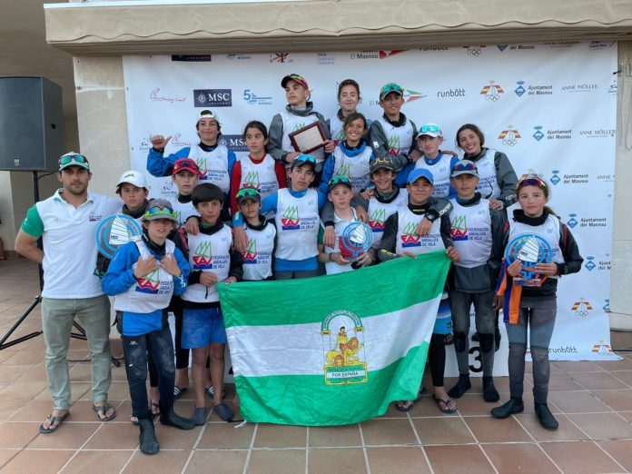 Andalucía. Campeona de España por Autonomias de Optimist