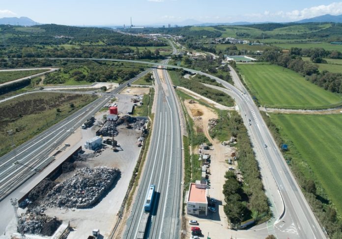 Variante al paso por San Roque Mercancas_Vista hacia Algeciras
