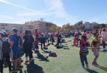 Benalmádena apoya la lucha contra la Obesidad con la marcha ‘Caminando por un reto’