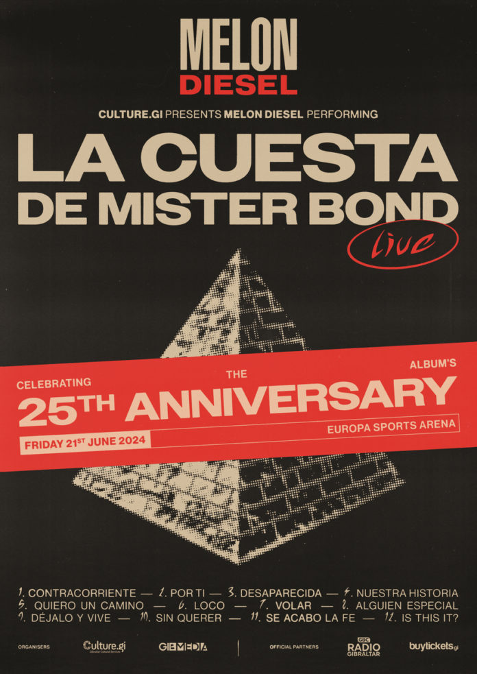 Cartel concierto Melón Diesel