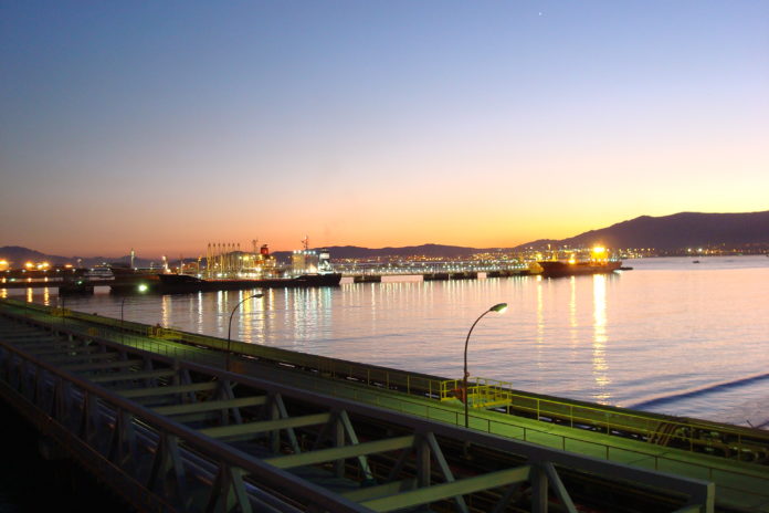 Atardecer en el Pantalán