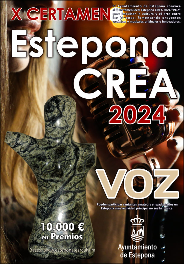 19.03.2024 Cartel Estepona Crea_2024_La Voz_Cartel