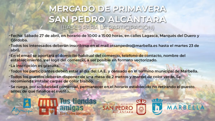 Cartel Bases para la participación Mercado de Primavera