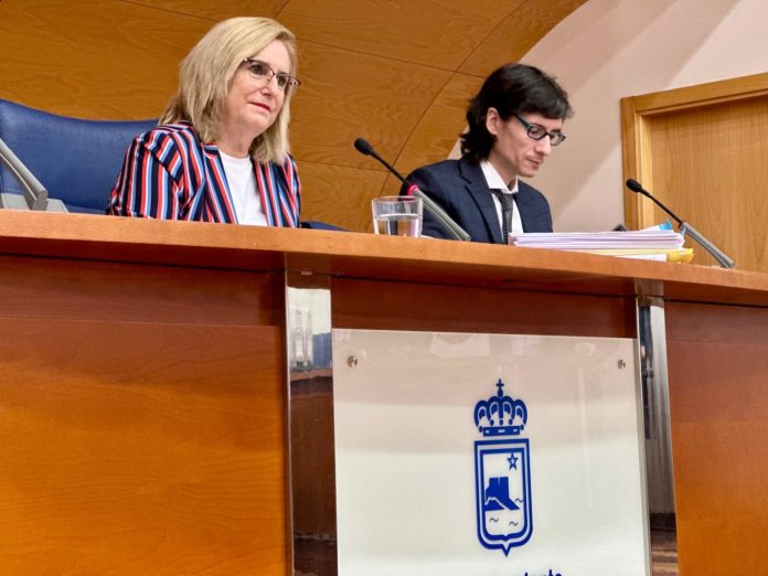 La-alcaldesa-Ana-Mula-durante-un-momento-de-la-sesión-plenaria