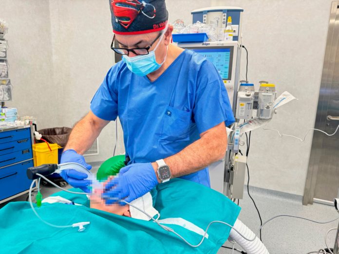 Intervención con el uso de la mascarilla Vision mask