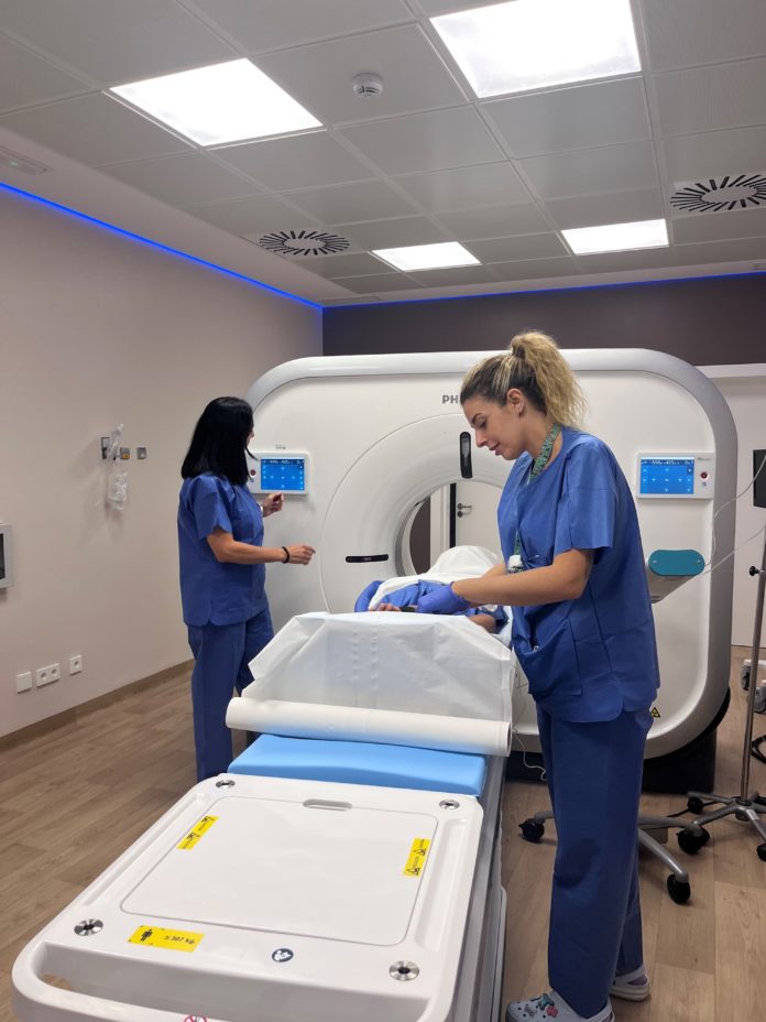 Imagen del nuevo TC del Hospital Vithas Xanit Internacional