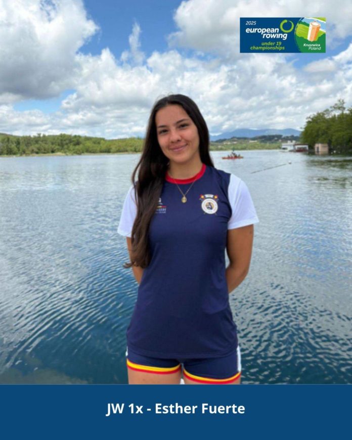 Esther Fuerte, subcampeona de Europa