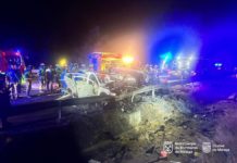 Cuatro muertos por un choque entre dos automóviles por una persecución policial en Torremolinos