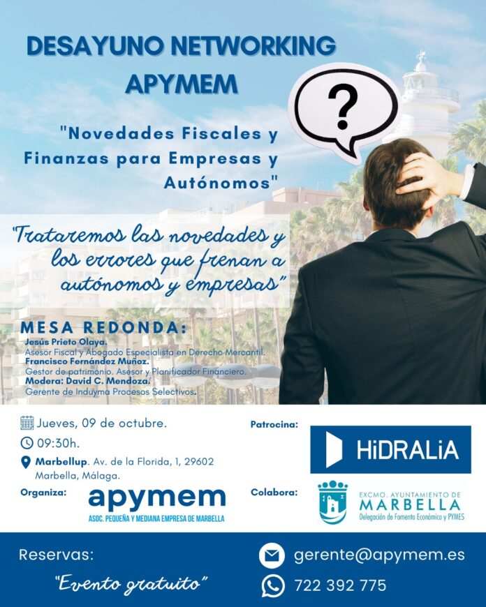 Cartel Novedades Fiscales y Finanzas para Empresas