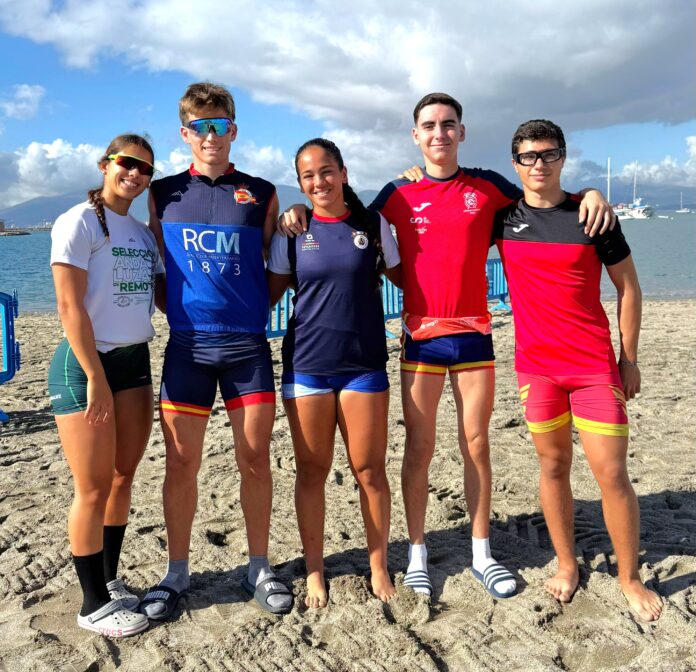 Los deportistas andaluces en la Copa de la Juventud beach sprint de La Línea