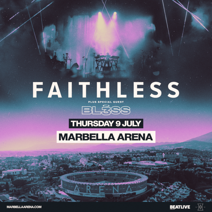 Faithless actuará en Marbella Arena el 9 de julio de 2026