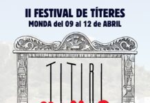 El II Festival de Títeres ‘Titirimonda’ en las calles de Monda del 9 al 12 de abril